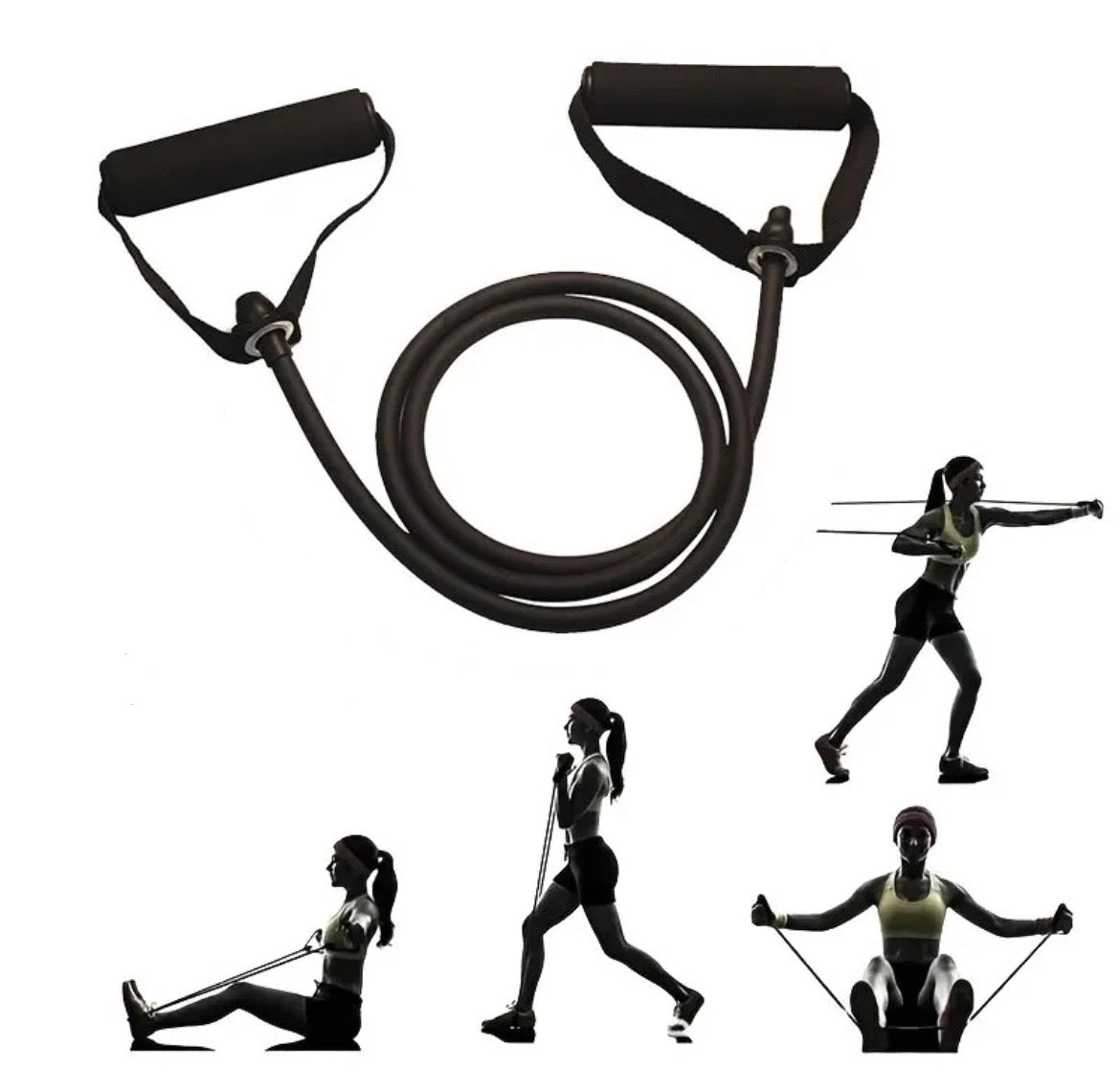 Widerstandsband Set - 11-teiliges Fitnessband Set für Ganzkörpertraining
