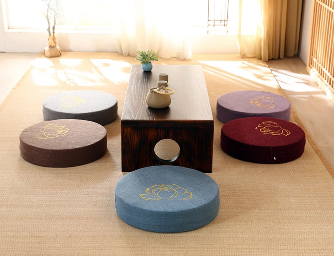 Meditationskissen aus Leinen (Bundle)
