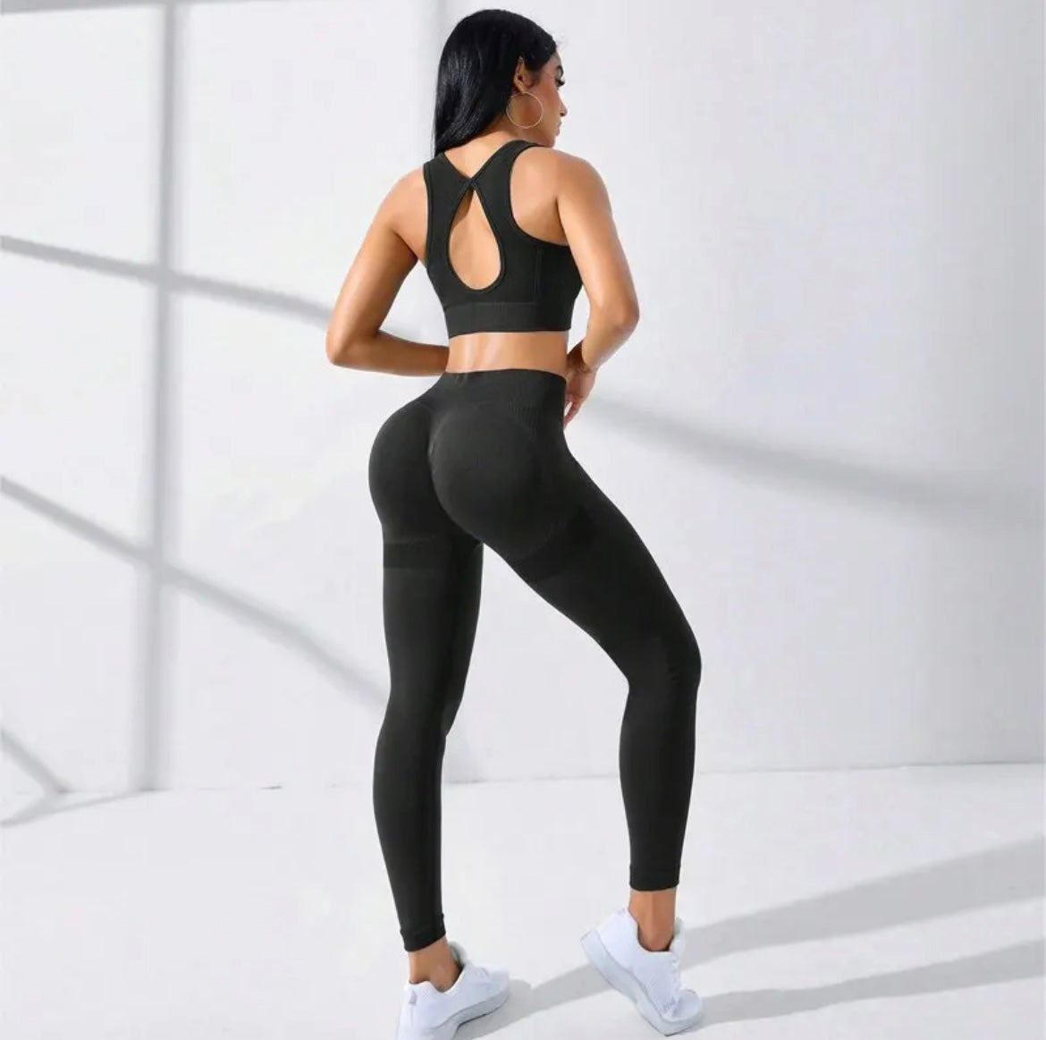 Power Set - Leggings & Sport BH für Gym, Yoga, Pilates