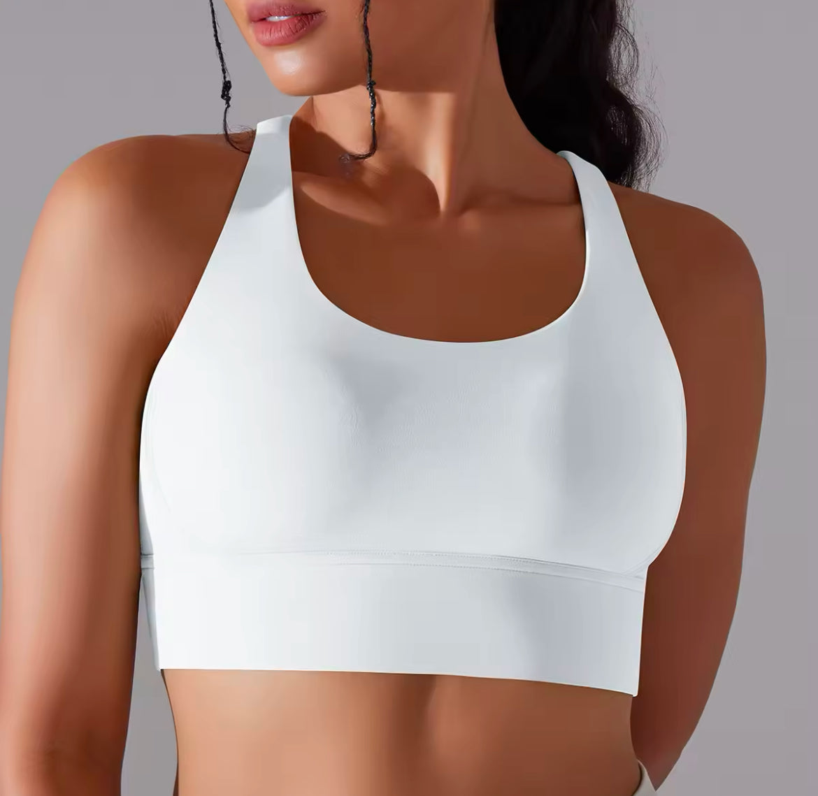 Serenity - Seamless Sport-BH mit Mehrfach überkreuztem Design