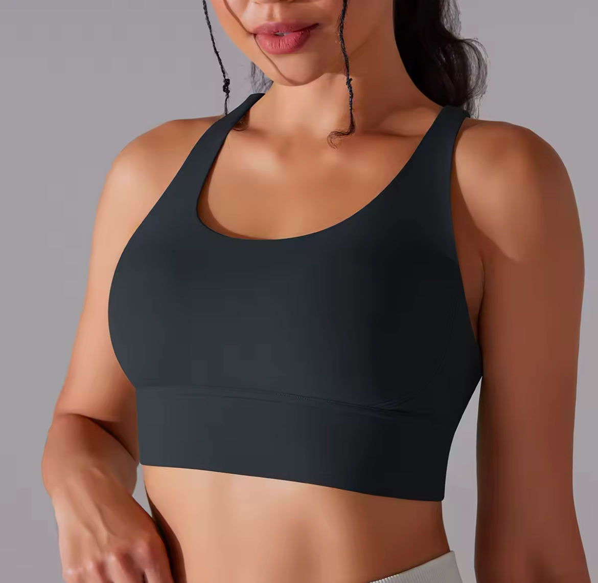Serenity - Seamless Sport-BH mit Mehrfach überkreuztem Design
