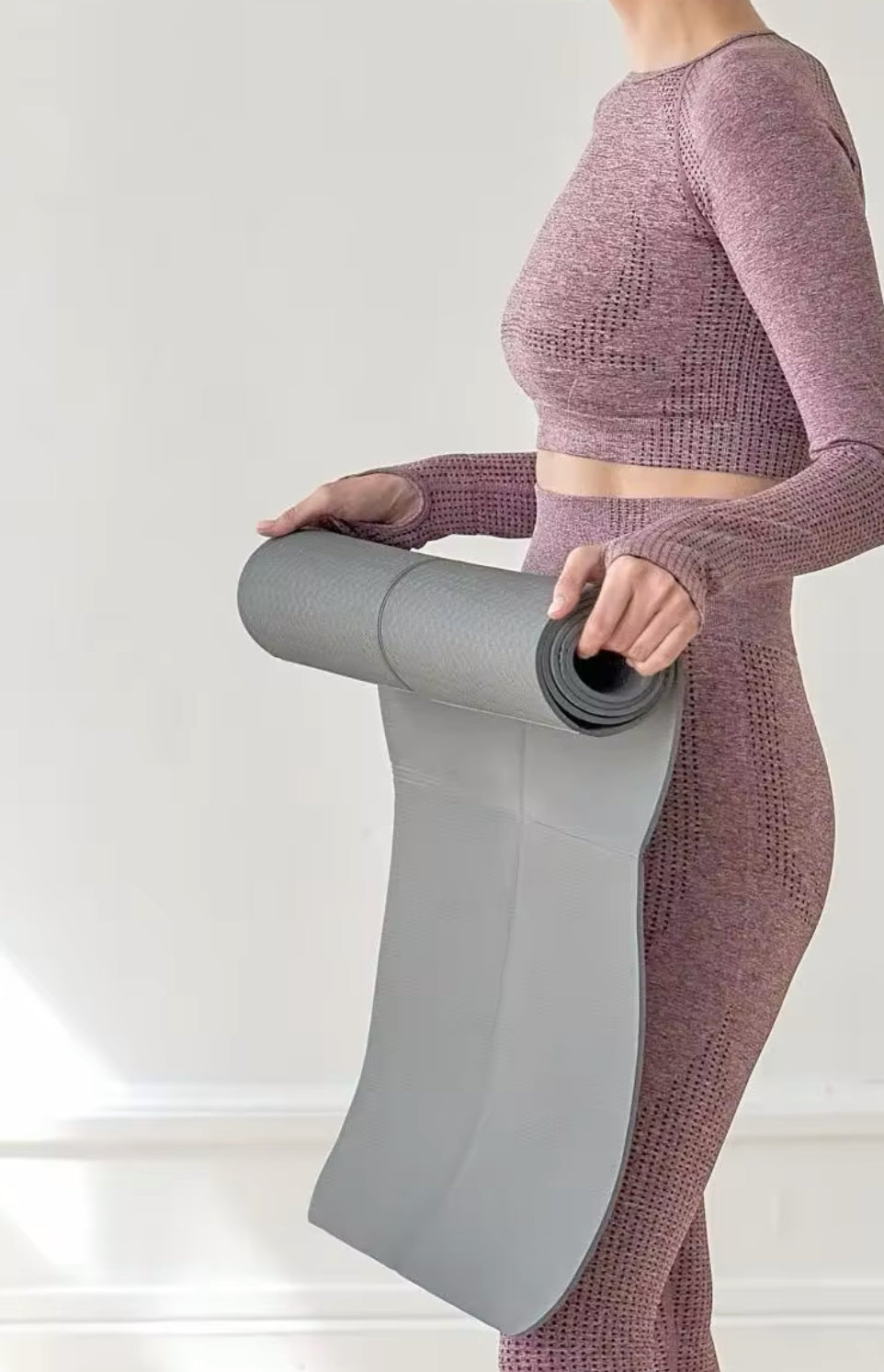 Amina - Faltbare Yoga Matte - aus TPE Material