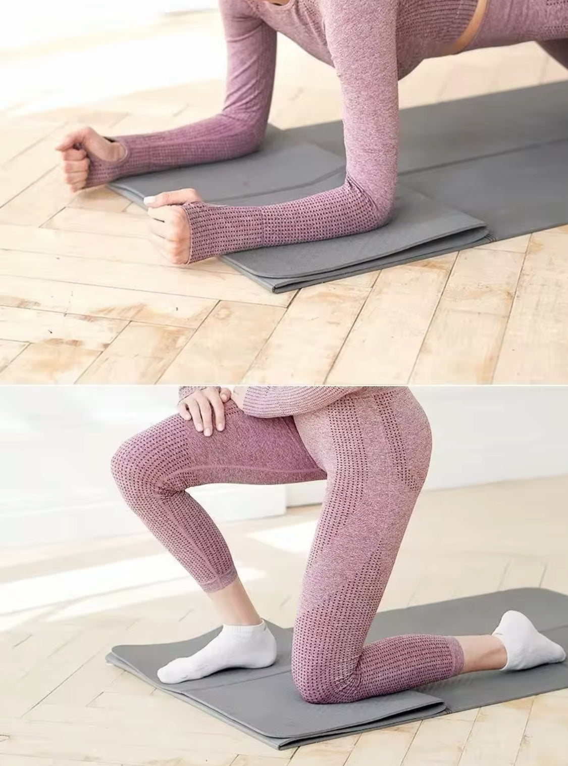 Amina - Faltbare Yoga Matte - aus TPE Material