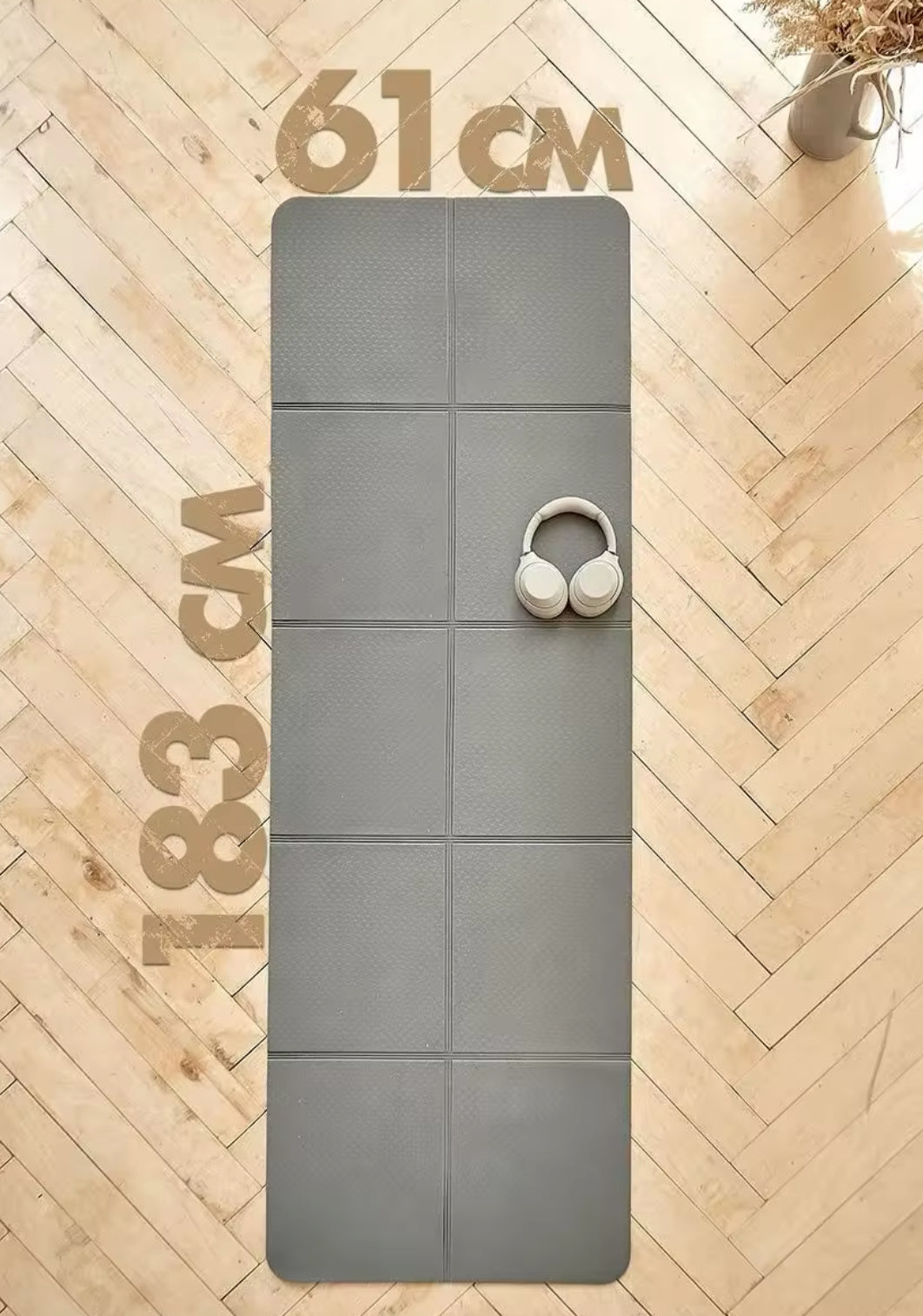 Amina - Faltbare Yoga Matte - aus TPE Material