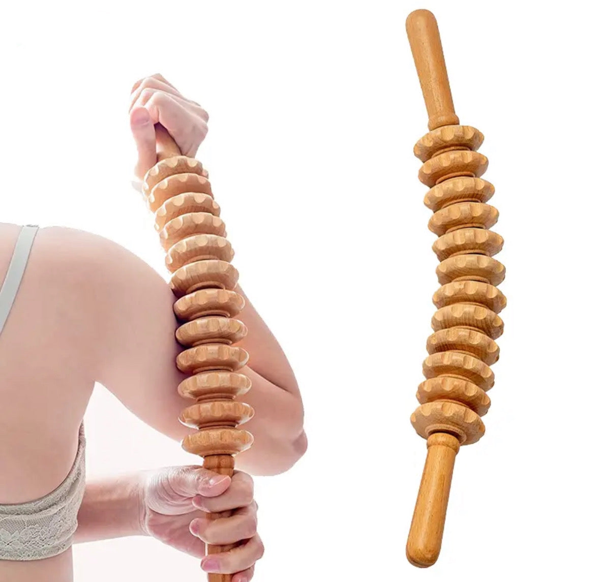 Holz Massage Roller – Entspannung und Wohlbefinden für Körper und Geist