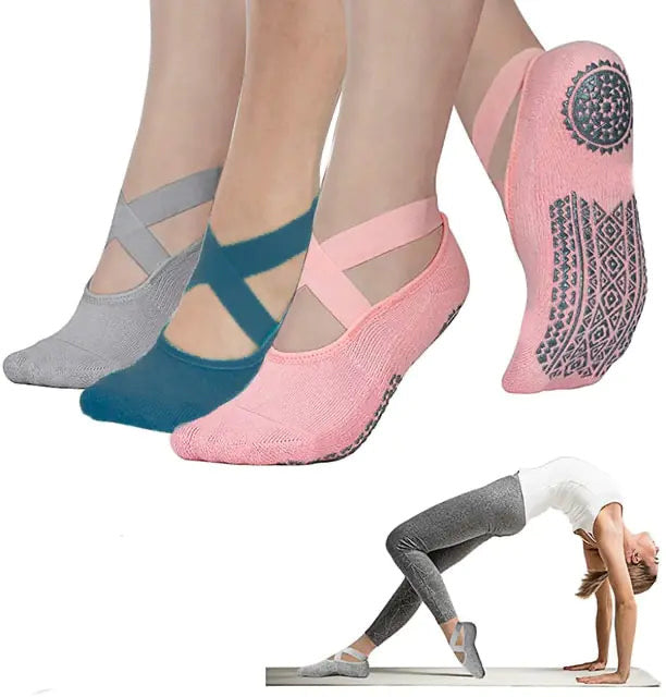 Rutschfeste Yoga-Socken (Bundle)