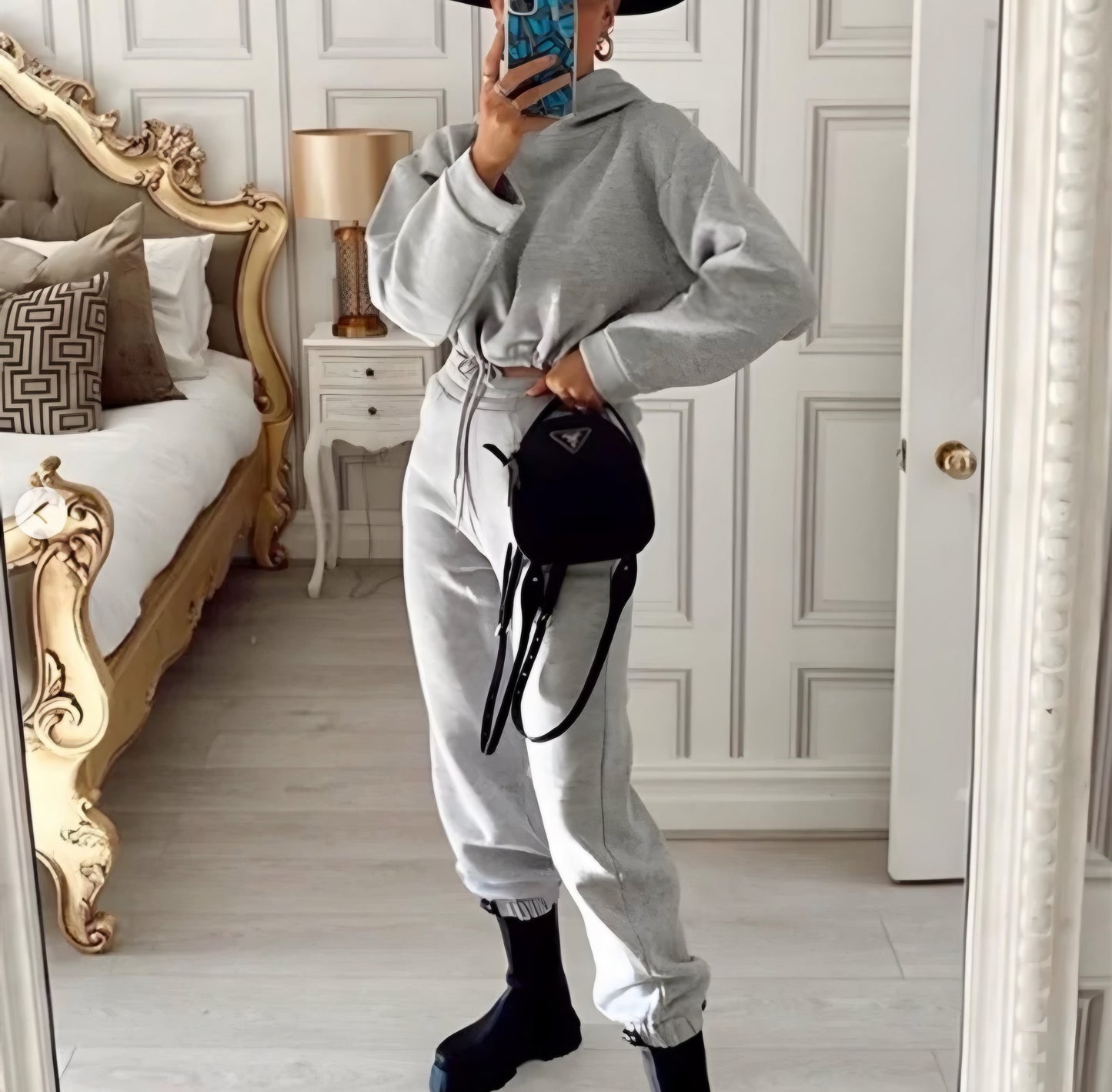 Lena - Cropped Hoodie und Jogginghose