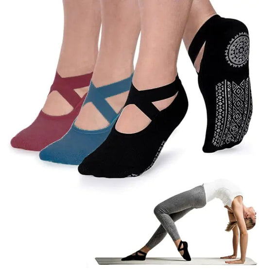 Rutschfeste Yoga-Socken (Bundle)